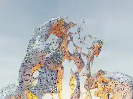 C4D海面上腐蚀镂空的物体创意工程 STRACIA STRUCTURE