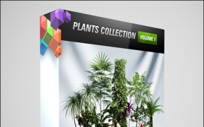 室内景观植物3D模型合集 CGAxis Models Volume 1: Plants