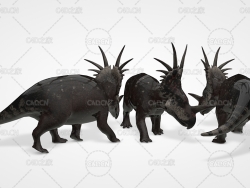 亚伯达戟龙 Styracosaurus albertensis