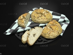 切开的面包 Bread