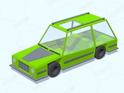 低面多边形汽车 Car 1