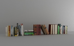 书本C4D模型 Books 3d model