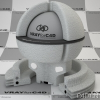 vray for c4d材质：Styrofoam