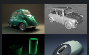 C4D 17套超级渲染案例工程共享