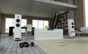 C4D室内渲染-阁楼 loft 3d models