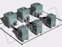 空调机组C4D模型 Air Conditioning Units