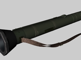 火箭筒C4D模型 Rocke tlauncher