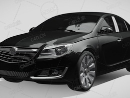 沃克斯豪尔徽章掀背车2015款C4D汽车模型下载