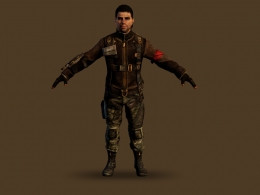 《终结者：救世主》约翰·康纳（John Connor）C4D模型