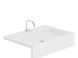 卫生间陶瓷台上盆洗面盆台盆洗手盆洗脸盆C4D模型