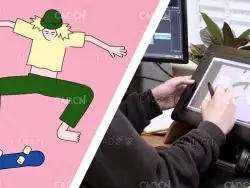 C4D 2D慢动作滑板动画技巧教程 3D For 2D Animators: Getting Started in Cinema 4D