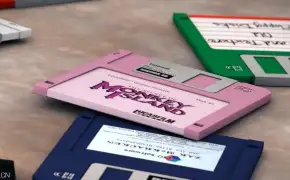 C4D软盘建模渲染流程 Create an Old Floppy Disk