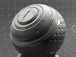 C4D Redshift金属球渲染模型