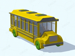 低面多边形公共汽车 Bus