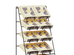 超市巧克力货架Market Rack 3D Model – Chocolates