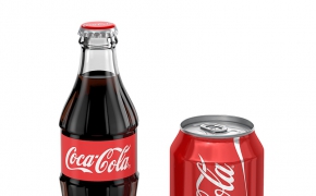 可口可乐饮料瓶套装3D模型（含材质贴图） coca-cola