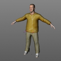 时尚男人C4D模型（带绑定） Man 05 c03 rig