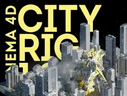 C4D城市建筑程序化生成神器 C4d city Rig 1.7