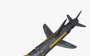 军械武器：导弹C4D模型 3d Missile Model