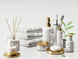 C4D Corona浴室洗簌用品模型 Bathroom supplies