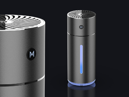 2段筒式桌面加湿器3d模型下载