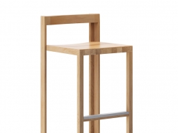 克里斯蒂娜丹轮廓吧台凳3D模型素材下载Outline Barstool by Kristina Dam Studio