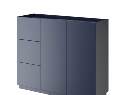松博赫斯珀里德120厘米边柜3D模型素材下载Hesperide Dyo Sideboard W120 by Schonbuch