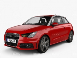 2010款奥迪两厢汽车 Audi A1 2010 3D model
