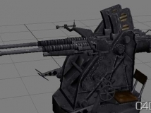 《战地1942》25毫米AA防空炮模型 Anti-aircraft guns