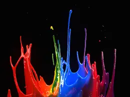泼洒的油漆飞溅fluidfx paint tendrils r20-r23 x-particles cycles4d