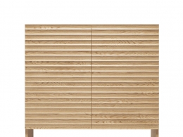 高柜储物柜多门收纳柜3D模型素材下载Rows Highboard with Doors by Moroso