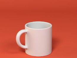 低面卡通杯子图标模型mug