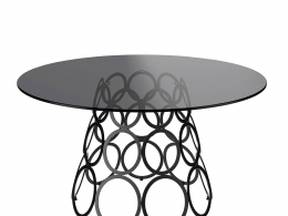 博纳尔多呼啦圈圆形餐桌3D模型素材下载Hulahoop Round Dining Table by Bonaldo