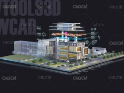 C4D仿CAD建筑建模插件 WTools3D LWCAD v2018.31 For Cinema 4D R20-R21 Win解锁版