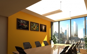 公司会议室C4D模型 Conference room for cinema 4d