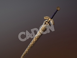 C4D冷兵器宝剑模型 Demon Sword