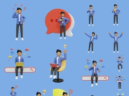 18个使用互联网上网3D卡通人物模型3D Character illustration Vol. 2