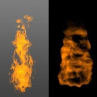 C4D火焰工程文件：Cinema 4D Fireshader Scenes