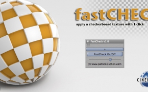 C4D快速UV纹理检查插件汉化版 FastCheck V 1.1