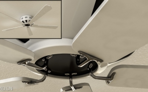 电扇、吊扇C4D模型 Electric fan/Ceiling fan 3D model