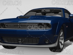道奇挑战者宽体版汽车2017款C4D汽车模型下载
