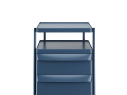 佩德拉利双抽中型办公抽屉柜办公收纳3D模型素材下载Boxie Office Drawer Unit BXM 2C