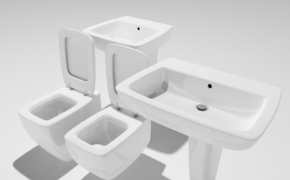 卫浴C4D模型合集：马桶便盆,洗手池（c4d for vray）