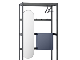 朔本布赫切斯特带镜门厅柜3D模型素材下载Chester Hallway Unit with Mirror by Schonb