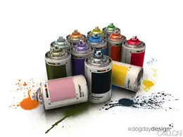 C4D产品设计：颜料桶