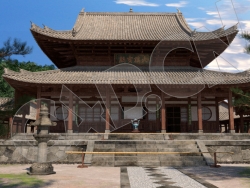 C4D中式古建寺庙大雄宝殿建筑模型