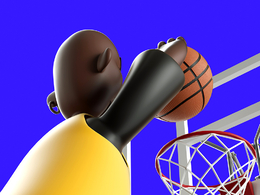 投篮的篮球运动员