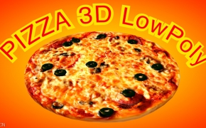 披萨C4D模型 PIZZA 3D LowPoly