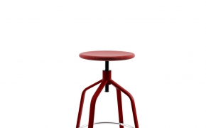 红色金属凳C4D模型 Vito Stool by Area Declic