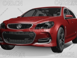 澳大利亚霍顿2016款C4D汽车模型下载